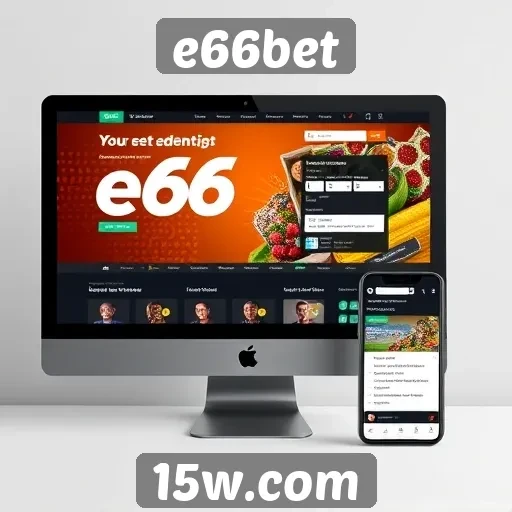 Acessibilidade e design responsivo do site e66bet