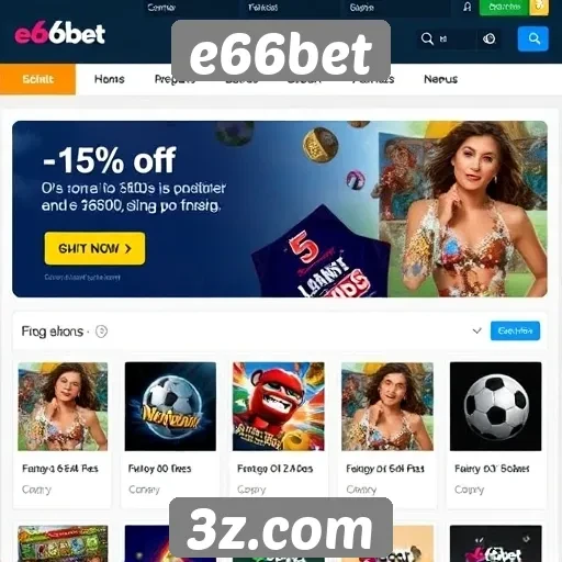 Ofertas de bônus e promoções em e66bet