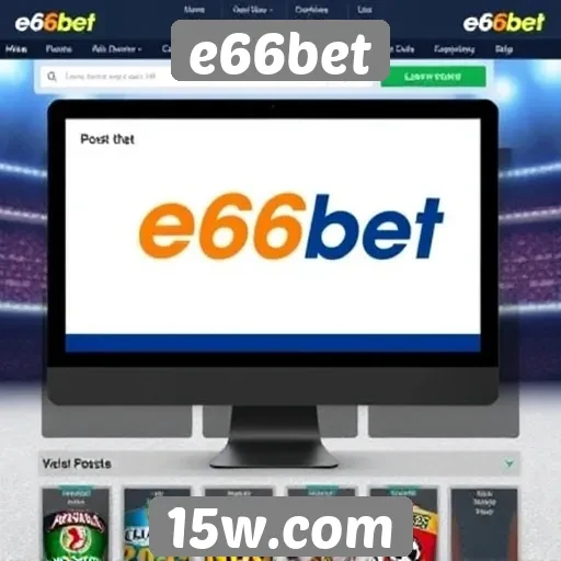 Recursos e funcionalidades do site e66bet