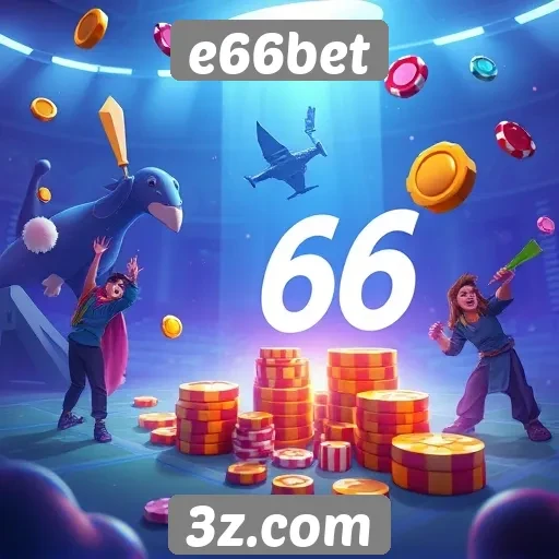 Interatividade e design da plataforma e66bet online